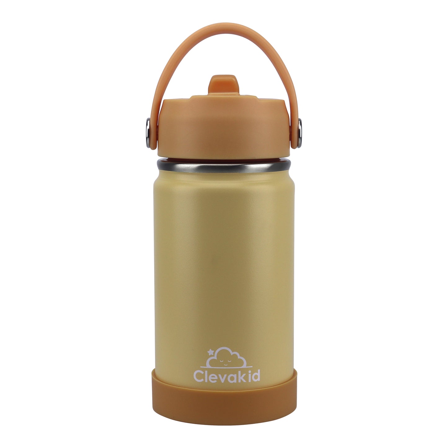 Stainless Steel Water Bottle Orange Light- 350ML\12 OZ