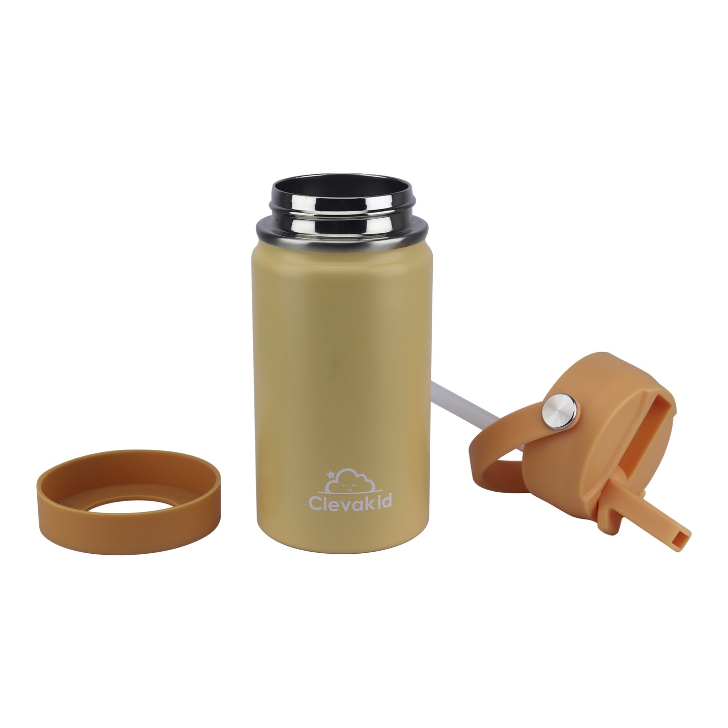 Stainless Steel Water Bottle Orange Light- 350ML\12 OZ