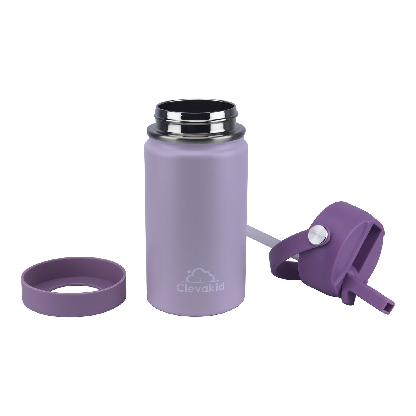 Stainless Steel Water Bottle Purple Light Powder- 350ML\12 OZ