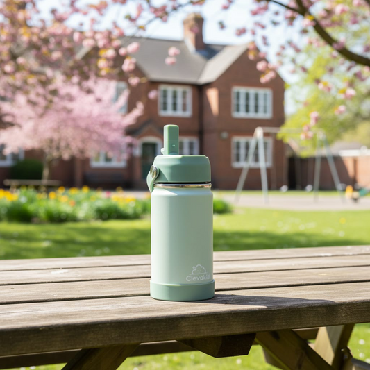 Stainless Steel Water Bottle Green Light Mint- 350ML\12 OZ