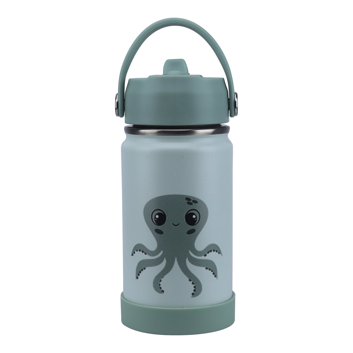Stainless Steel Water Bottle Green Light Mint- 350 ML\12 OZ - ClevaInk Friend