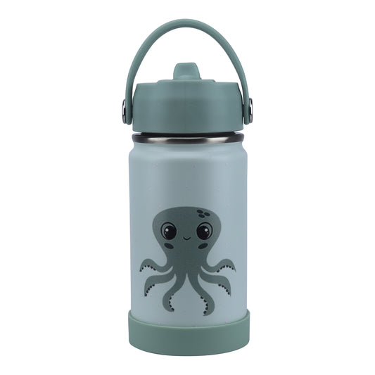 Stainless Steel Water Bottle Green Light Mint- 350 ML\12 OZ - ClevaInk Friend