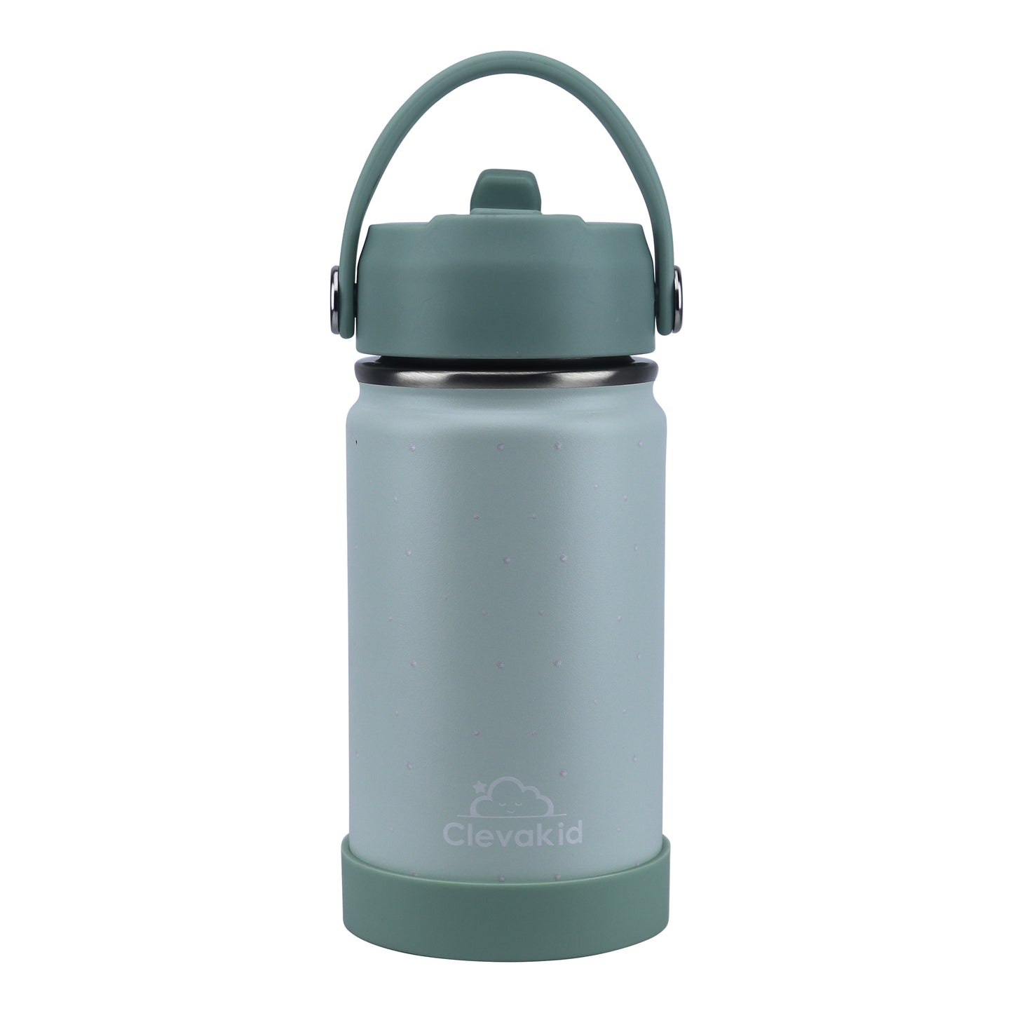 Stainless Steel Water Bottle Green Light Mint- 350 ML\12 OZ - ClevaInk Friend