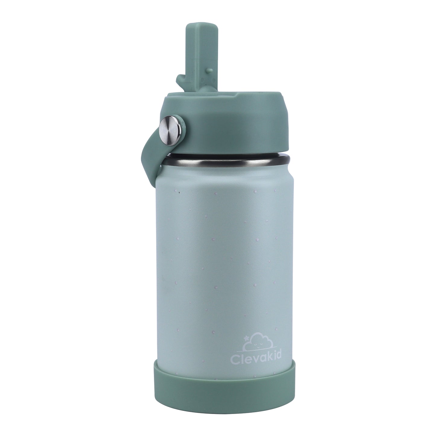 Stainless Steel Water Bottle Green Light Mint- 350 ML\12 OZ - ClevaInk Friend
