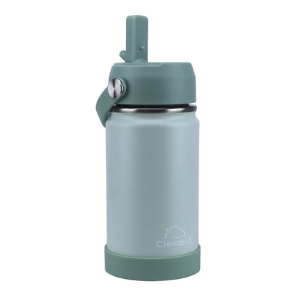 Stainless Steel Water Bottle Green Light Mint- 350 ML\12 OZ - ClevaInk Friend