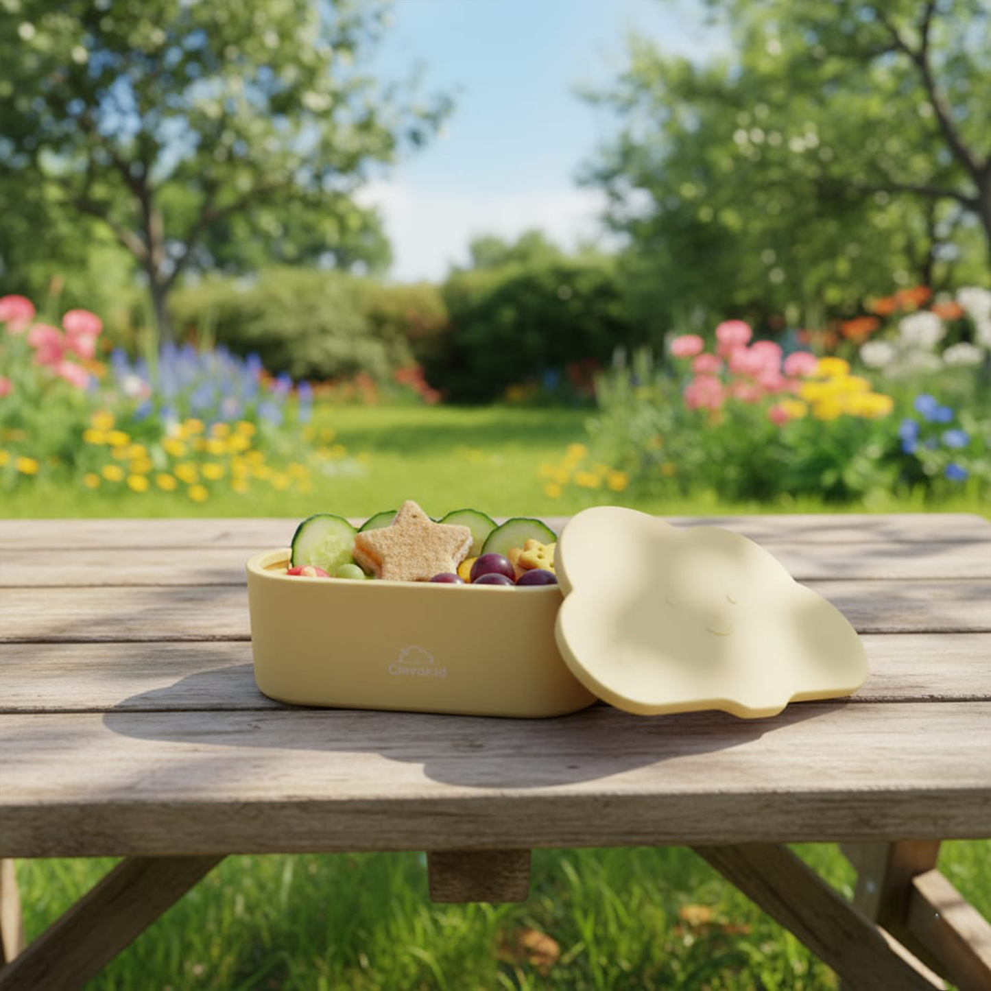 Silicone Snack & Fruits Container Beige latte 150ML\5 OZ