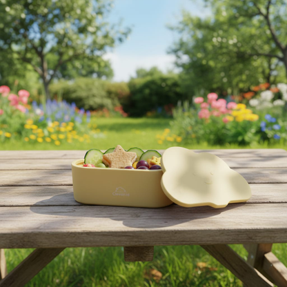 Silicone Snack & Fruits Container Beige latte 150ML\5 OZ