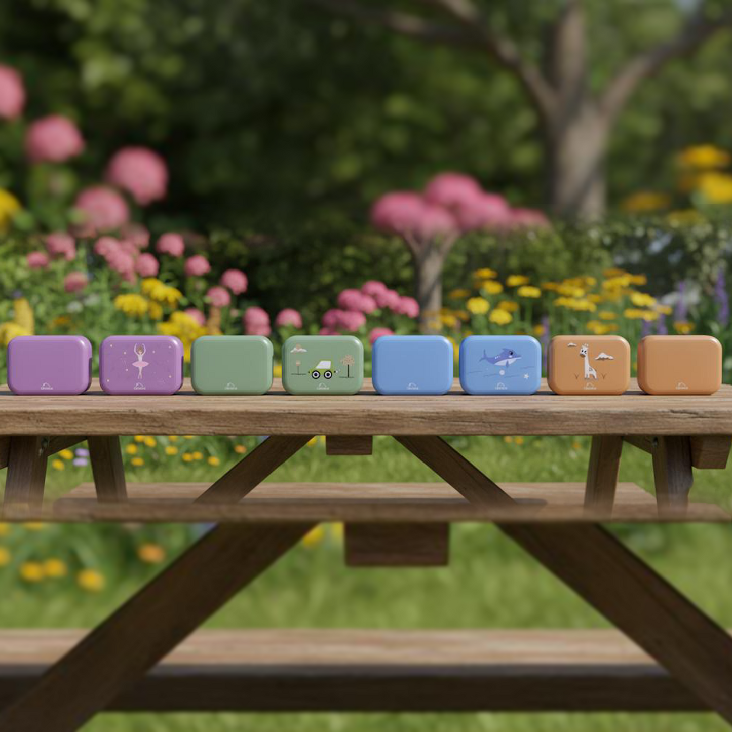 Midi  Lunch Box Purple Dark Powder 900ML \30 OZ - Clevapirouette Friend