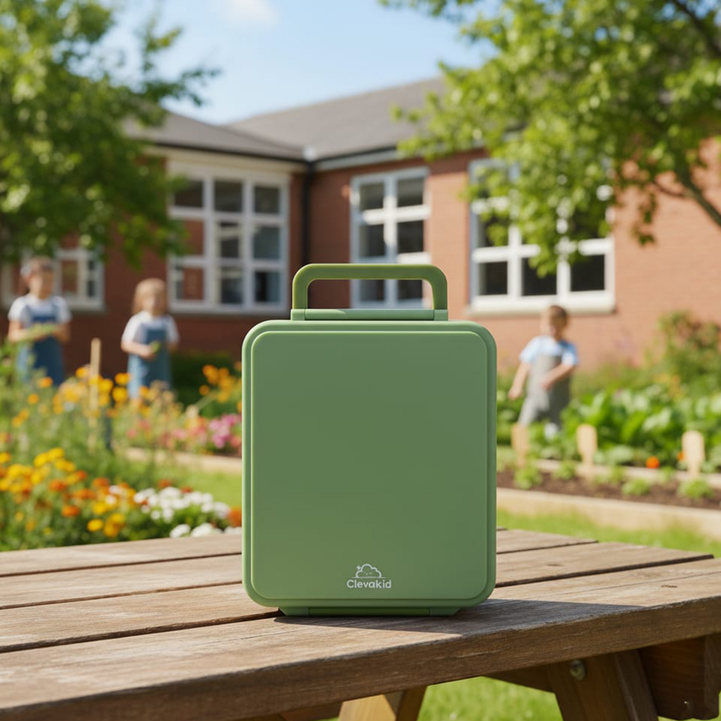 Mega Lunch Box Green Leaves 1600ML\54 OZ