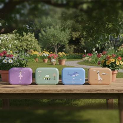 Midi  Lunch Box Purple Dark Powder 900ML \30 OZ - Clevapirouette Friend