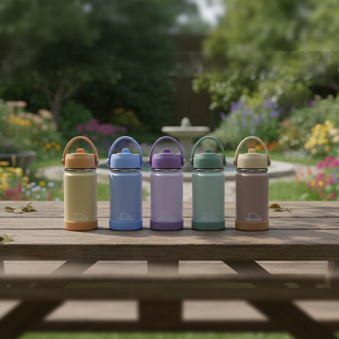 Stainless Steel Water Bottle Orange Light- 350ML\12 OZ